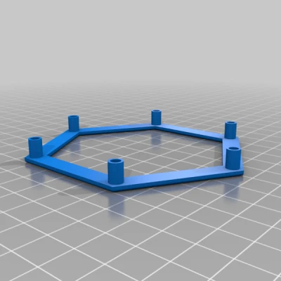 Giàn Leo Cây Lục Giác Lắp Ghép (Modular Hexagon Plant Trellis)