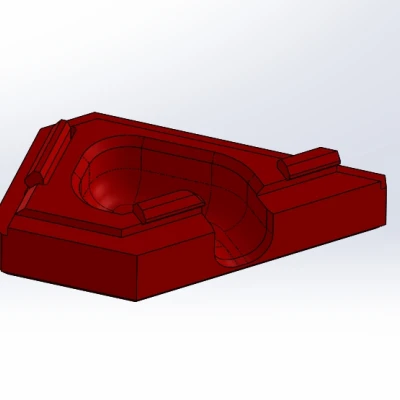 #0152 Nắp che góc dưới trước cho lối đi dây (Front Bottom Corner Cable Passthrough Cover)