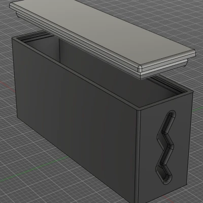 Hộp đựng lưỡi dao cạo đã dùng (Half Razor Blade Sharps Bin)