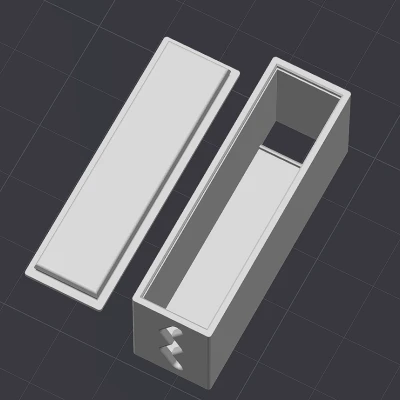 Hộp đựng lưỡi dao cạo đã dùng (Half Razor Blade Sharps Bin)