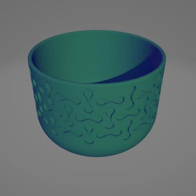 Cuenco - macetero / Bowl - flowerpot (Chậu/Cái tô trồng cây)