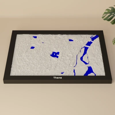 Thane, India - 3D Miniature