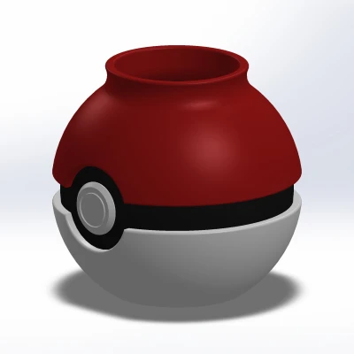 Bình hoa lấy cảm hứng từ Pokeball