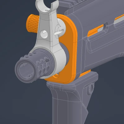 Wolver999 Custom AK Style Front Sight & Muzzle kiểu AK