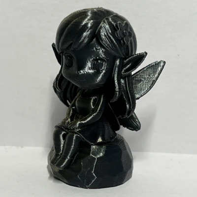 Nàng Tiên Ngồi Trên Tảng Đá (Fairy Sitting On a Rock)