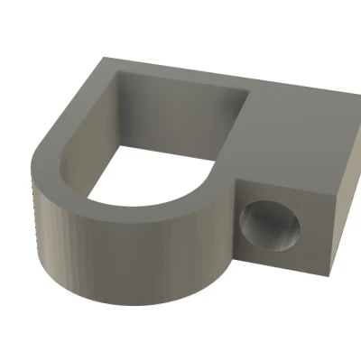 Ngàm gắn đèn T5 LED (remix 1 bóng)