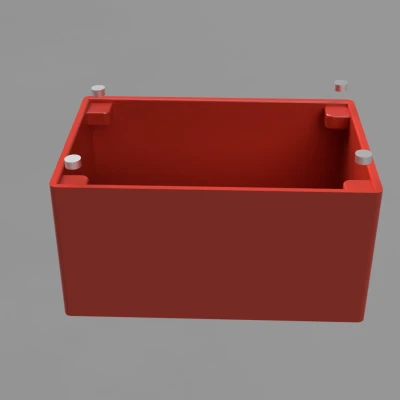 Hộp nắp nam châm 120×80 mm (nam châm giấu bên trong)