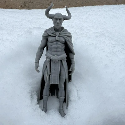 Satan phòng gym có sừng (Fitness gym Satan with horns)