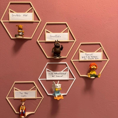 Tonie Wandregal Halterung / 1,27h / 0,35€ / Tonie Wall Shelf Bracket