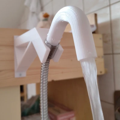 Đầu ra vòi gắn ống sen kèm aerator, ren 1/2 inch