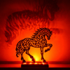 Đèn trang trí ngựa LED (Stallion) – dễ in - Thumbnail 1