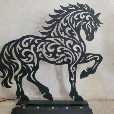 Đèn trang trí ngựa LED (Stallion) – dễ in