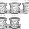 Bộ Chậu/Planter Tam Giác (Triangulated Flower Pot / Planter Set) - Thumbnail 3