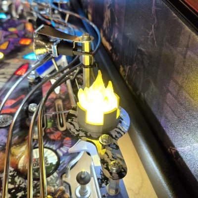 Nắp Flasher Đuốc Lửa D&D cho Pinball, vừa Stern Spike 2