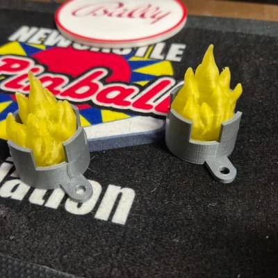 Nắp Flasher Đuốc Lửa D&D cho Pinball, vừa Stern Spike 2