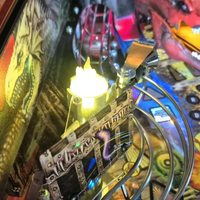 Nắp Flasher Đuốc Lửa D&D cho Pinball, vừa Stern Spike 2