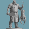 Fantasy Butcher – Mô hình nhân vật đồ tể fantasy in 3D - Thumbnail 1