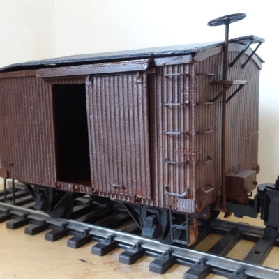 Toa Boxcar Cổ Điển Mỹ 1/32 (US Vintage Boxcar 1/32)