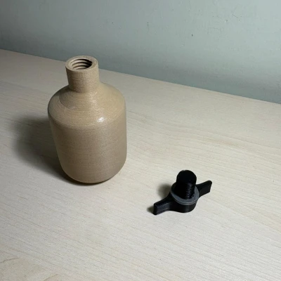 Chai mini kín hơi (hermetic) đựng hạt hoặc trái cây sấy