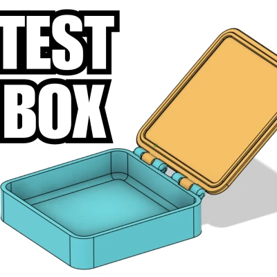 Bản lề module snap-fit cho in 3D (STEP + STL demo)