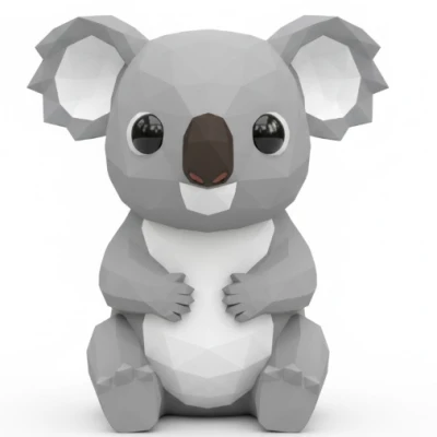 Koala low poly