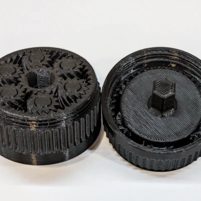 Bộ Bánh Răng Hành Tinh Xếp Chồng (Print-in-Place)