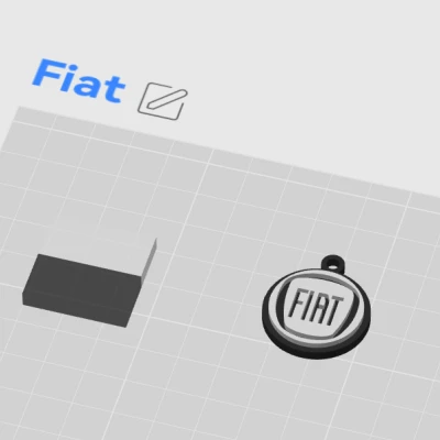 Móc khóa FIAT #001 (FIAT Key Ring #001)