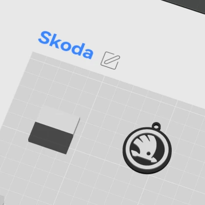 Móc khóa SKODA #001 \ SKODA Key Ring #001