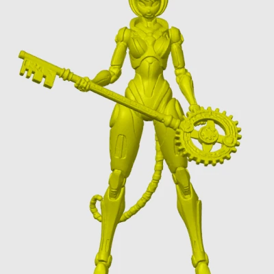 Figurine Cô Mèo Cyber 30