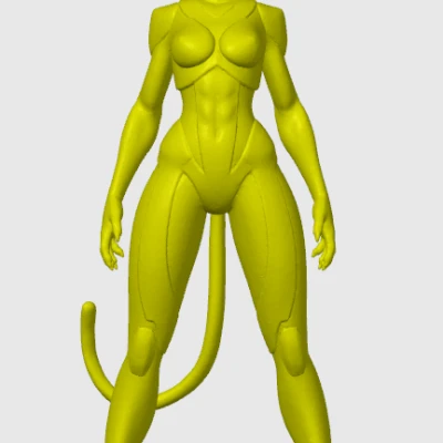 Figurine Cyber Cat-Girl 31