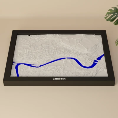 Lambach, Áo - Mô hình 3D Miniature