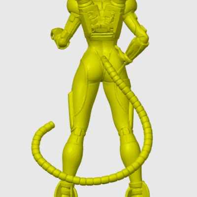 Tượng Cyber Cat-Girl 26