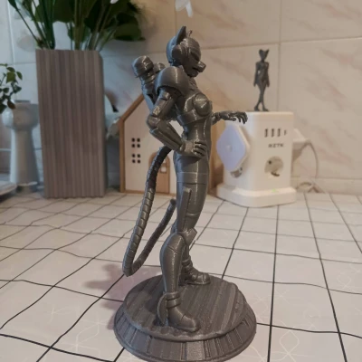 Tượng Cyber Cat-Girl 26