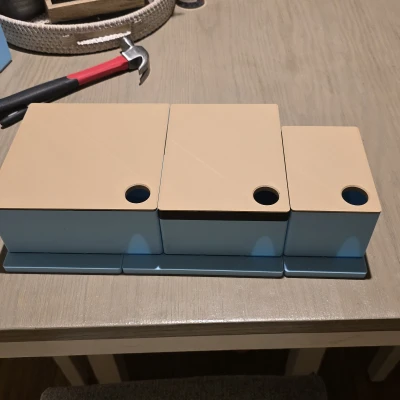 Organizer Gridfinity cho hộc center console Ford F-150/Super Duty/Expedition