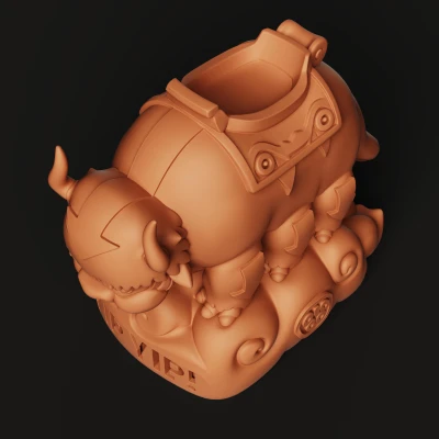 Tượng Appa Sky Bison | Figure Avatar: The Last Airbender | Yip Yip 3D Print