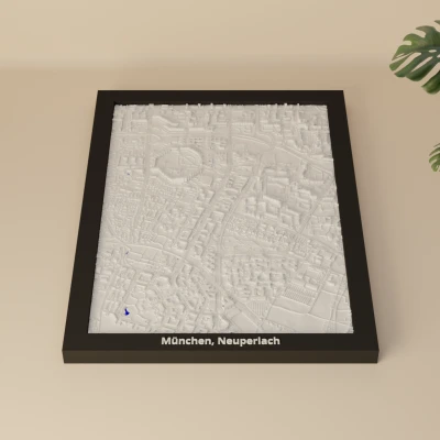 München, Neuperlach, Germany - Mô hình thu nhỏ 3D
