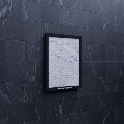 München, Neuperlach, Germany - Mô hình thu nhỏ 3D