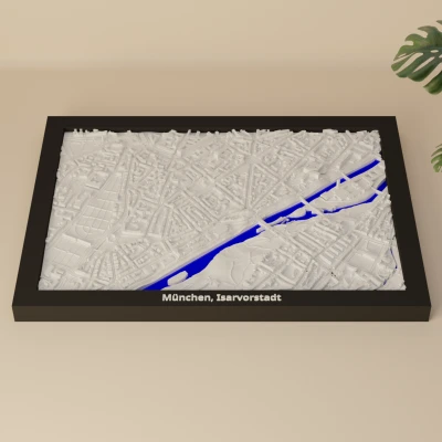München, Isarvorstadt, Germany - Mô hình thu nhỏ 3D
