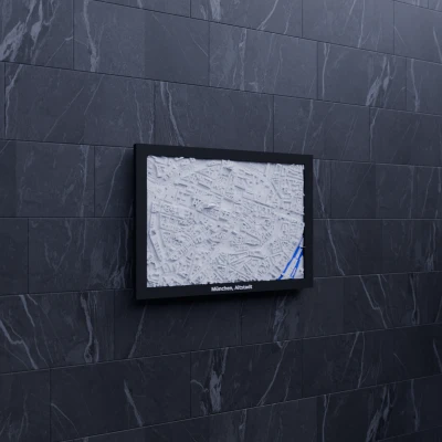 München, Altstadt, Đức - Mô hình 3D thu nhỏ