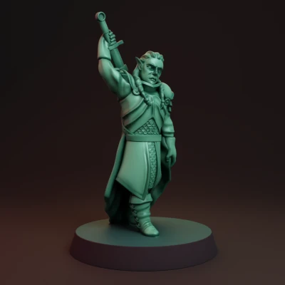 Elf fighter FDM supportless