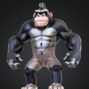Gorila Aventurero Cartoon – Figura Original (Mô hình 3D Gorilla Cartoon) - Thumbnail 4