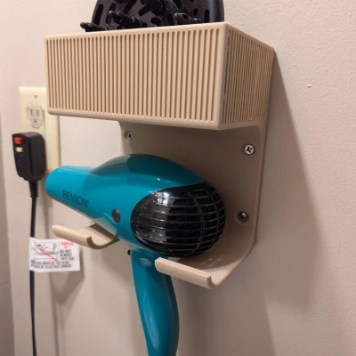 Giá Treo Tường Đựng Máy Sấy Tóc (Blow Dryer Holder Wall Caddy)