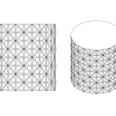 Chậu cây họa tiết sao - Vase mode
