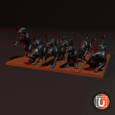 Panthers! – Mẫu panther đa dụng cho wargame/RPG