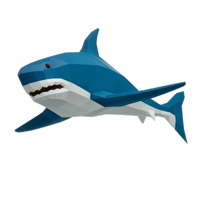 Cá Mập Low-Poly (Low-Poly Shark)