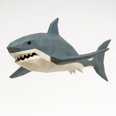 Cá Mập Low-Poly (Low-Poly Shark)