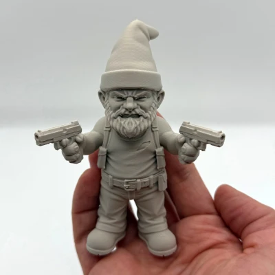 Dual Gun Garden Gnome