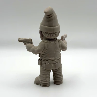 Dual Gun Garden Gnome