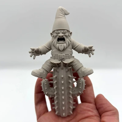 Gnome Vườn Đau Vì Xương Rồng (Cacti Pain Garden Gnome)
