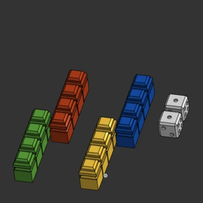 Trò chơi bàn cờ PARCHIS/PARCHISI/PARQUES